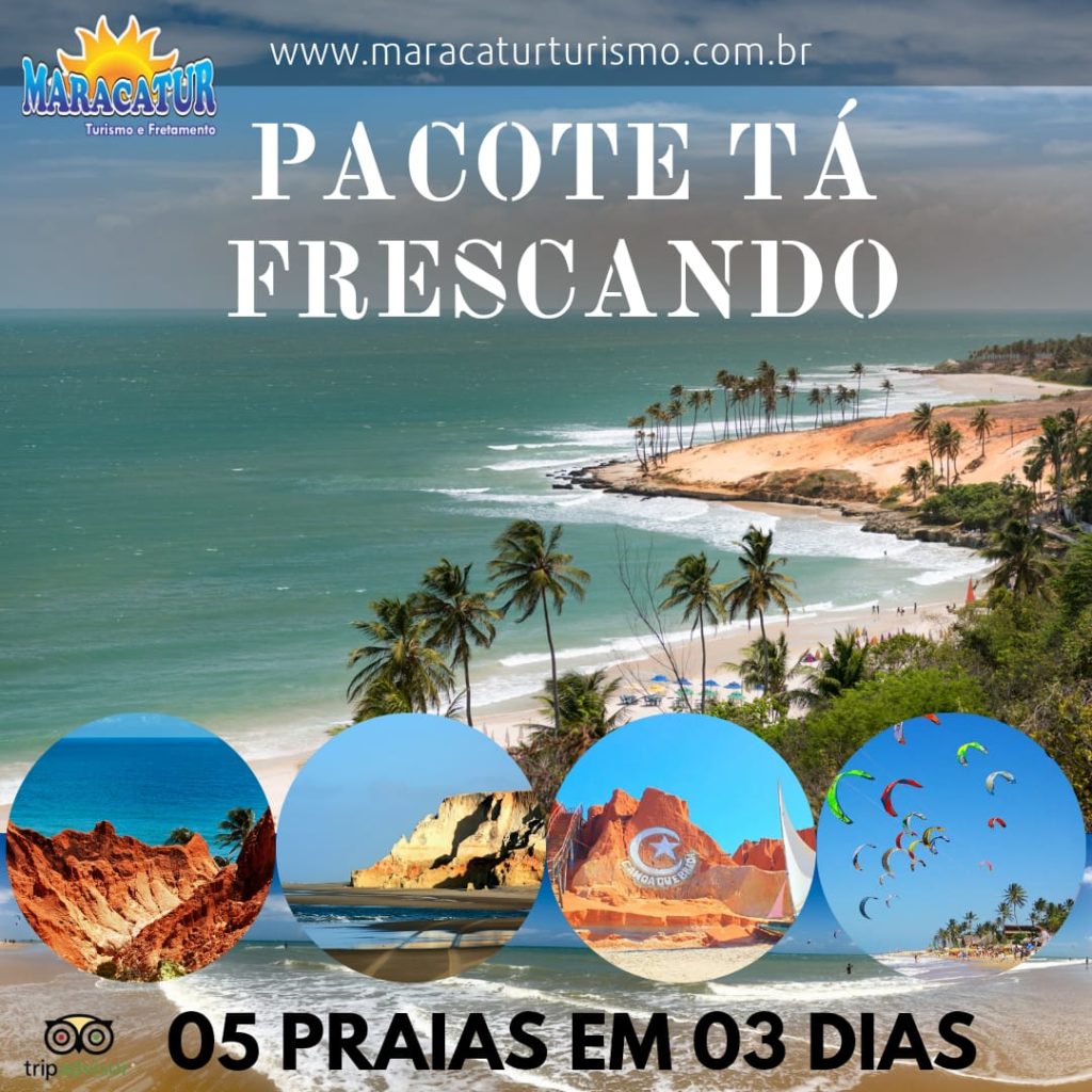 PACOTE TÁ FRESCANO – 5 PRAIAS EM 3 DIAS