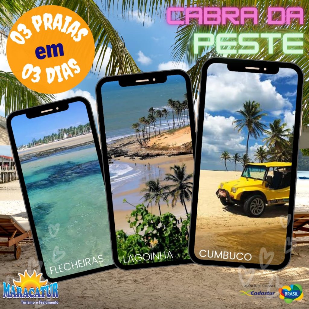 PACOTE CABRA DA PESTE – 03 PRAIAS EM 03 DIAS