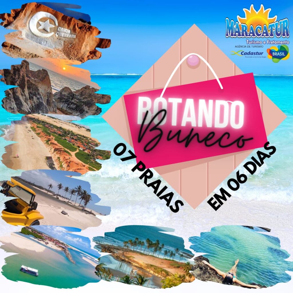 PACOTE BOTANDO BUNECO – 07 PRAIAS EM 06 DIAS